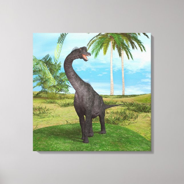 Dinosaur Brachiosaurus Canvas Print (Front)