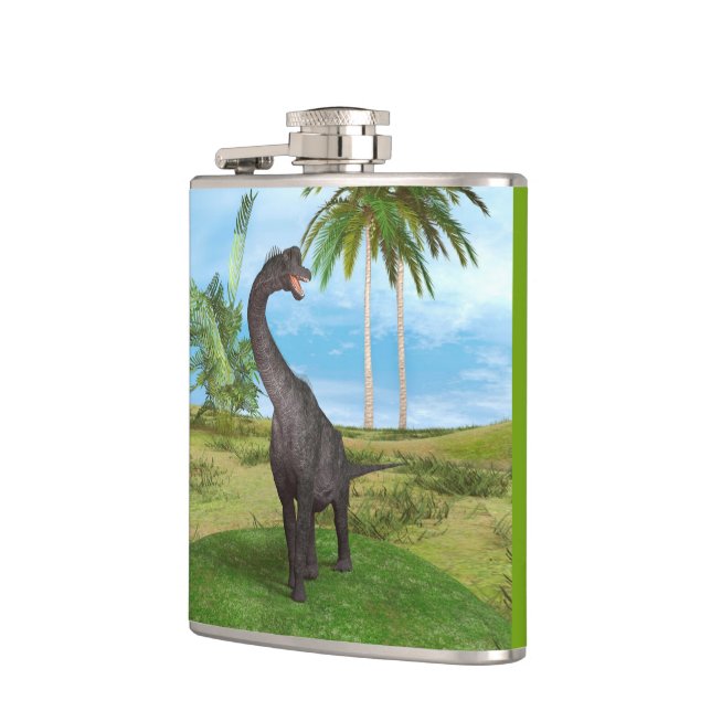 Dinosaur Brachiosaurus Hip Flask (Left)