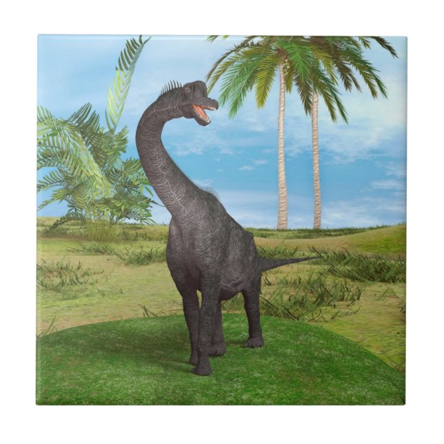 Dinosaur Brachiosaurus Tile (Front)
