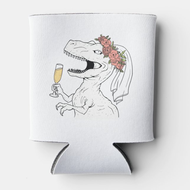 Dinosaur Bride Bière Glacière (Devant)