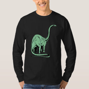 Dinosaur Brontosaurus Cute Prehistoric Foot Dino F T-Shirt