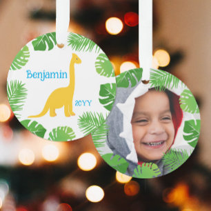 Dinosaur Brontosaurus Photo Keepsaké Noël