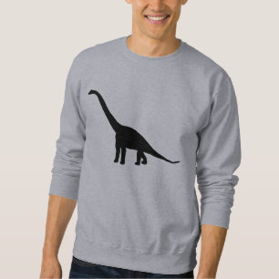 Dinosaur Brontosaurus Silhouette Sweatshirt