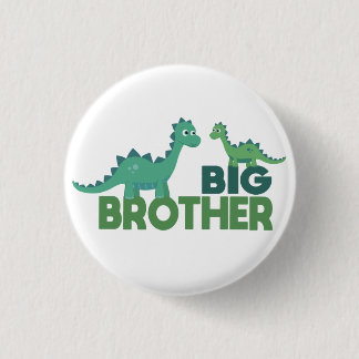 Dinosaur brothers, big brother announcement 1 inch round button