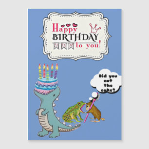 Dinosaur Card /Funny birthday card/