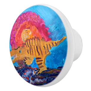 Dinosaur Ceramic Knob