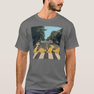 Dinosaur chicken nuggets nuggie road T-Shirt