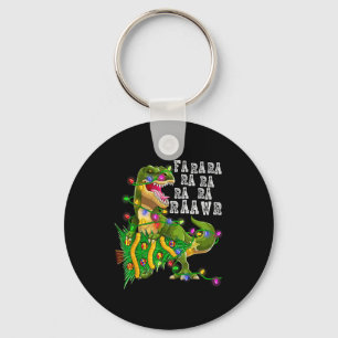 Dinosaur Christmas Fa Ra Rawr Tree Rex Boys Xmas G Keychain