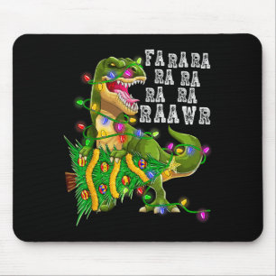 Dinosaur Christmas Fa Ra Rawr Tree Rex Boys Xmas G Mouse Pad