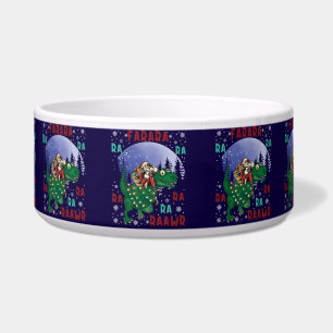 Dinosaur Christmas Santa Claus