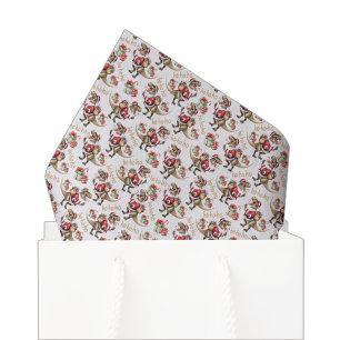 Dinosaur Christmas Tissue Paper