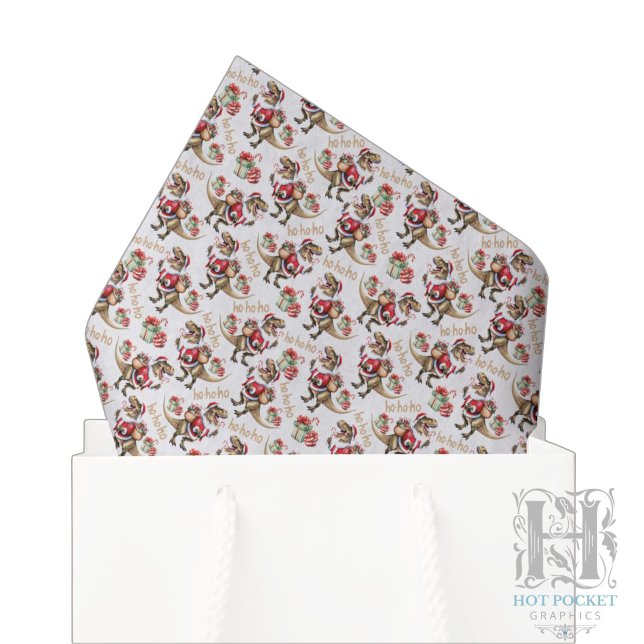 Dinosaur Christmas Tissue Paper (Creator Uploaded)