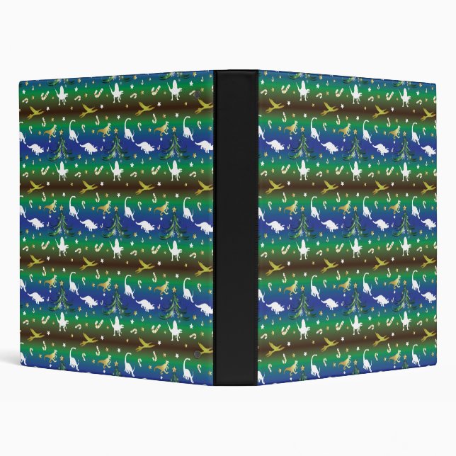Dinosaur Christmas Tree Binder (Background)