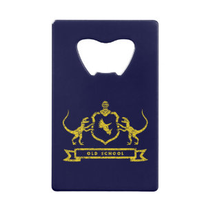 Dinosaur Coat of Arms Bottle Opener Wallet Bottle Opener