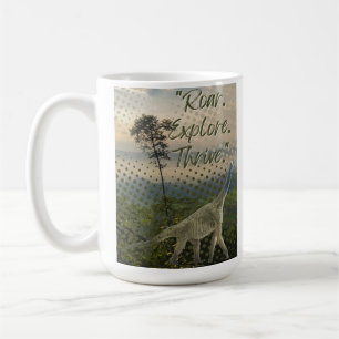 dinosaur coffee mug