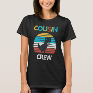 Dinosaur Cousin Crew  Toddler Girls Boys Squad Fam T-Shirt
