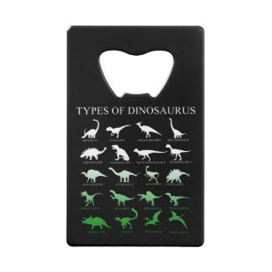 dinosaur credit card bottle opener