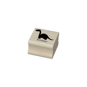 Dinosaur Custom Rubber Stamp
