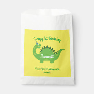 Dinosaur Cute 1st Birthday Party Favour Bags