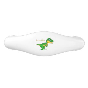 Dinosaur Cute Boys Blue Bedroom Decor Ceramic Drawer Pull