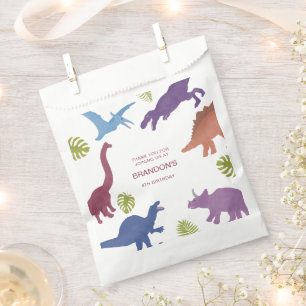 Dinosaur Cute Dino Kid Birthday Party Favour Bag