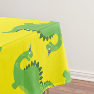 Dinosaur Cute First Birthday Table Cloth