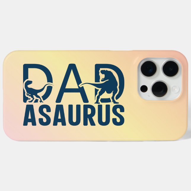 Dinosaur Dad Dad Asaurus Dino Lover T Rex Dad Dino Case-Mate iPhone Case (Back (Horizontal))