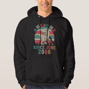 Dinosaur Dance Birthday 16 Years Old Awesome Since Hoodie