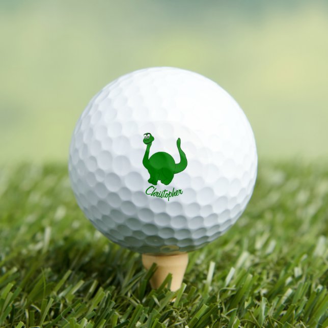 Dinosaur Design Golf Balls (Insitu Tee)