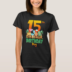 Dinosaur Dino Birthday Boy Trex Group Matching Age T-Shirt