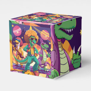 Dinosaur Disco Dig Foam Boards Favor Box
