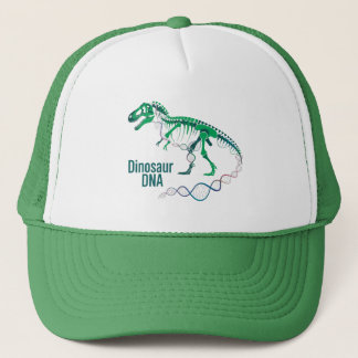 Dinosaur DNA Skeleton - Prehistoric Genetic Code Trucker Hat