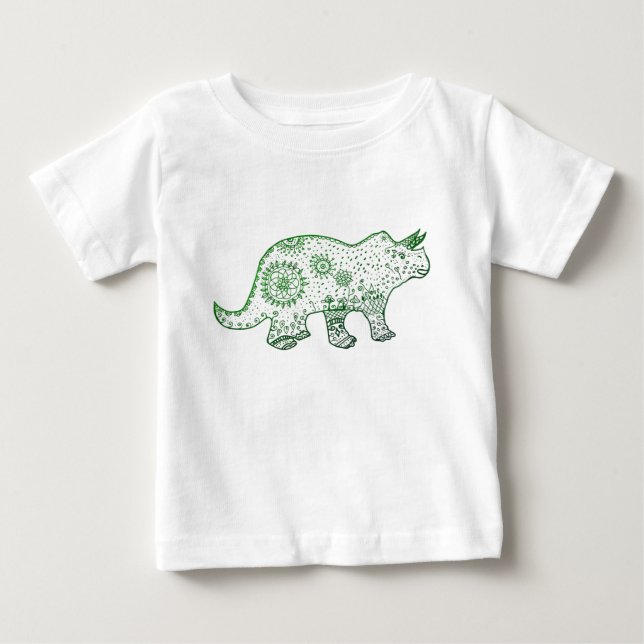 Dinosaur Drawing T-Shirt (Front)