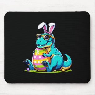 Dinosaur Easter Bunny Egg Happy Eastrawr T Rex Kid Mouse Pad
