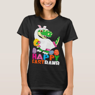 Dinosaur Easter Day Eggs cellent Happy East Rawr r T-Shirt