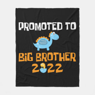 Dinosaur Egg Hatching Promoted To Big Brother Fleece Blanket