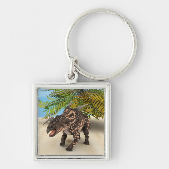 Dinosaur Einiosaurus Keychain (Front)
