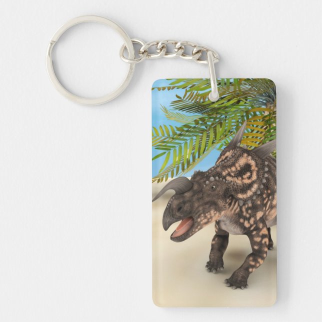 Dinosaur Einiosaurus Keychain (Front)