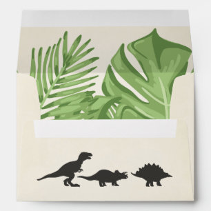 Dinosaur Envelope Birthday Dino Party Boy