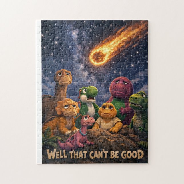 Dinosaur Extinction Jigsaw Puzzle (Vertical)