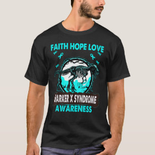 Dinosaur Faith Hope Love MARKER X SYNDROME Awarene T-Shirt