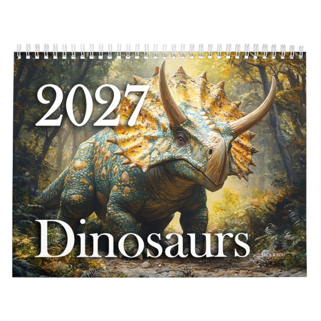 Dinosaur – Fascinating Prehistoric Worlds 2027 Calendar (Cover)