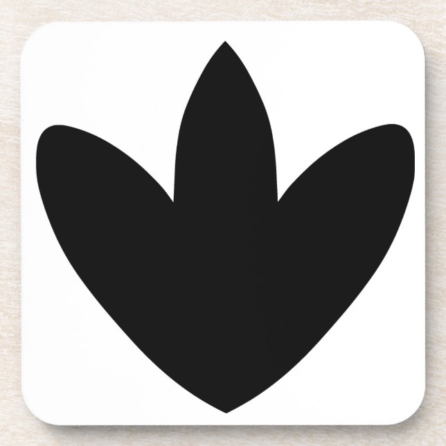 Dinosaur Footprint Coaster (Front)