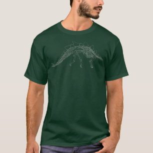 Dinosaur Fossil skeleton Stegosaurus T-Shirt