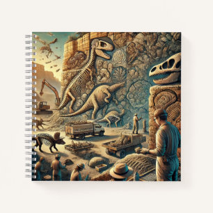 Dinosaur Fossils & Paleontology Excavation Notebook