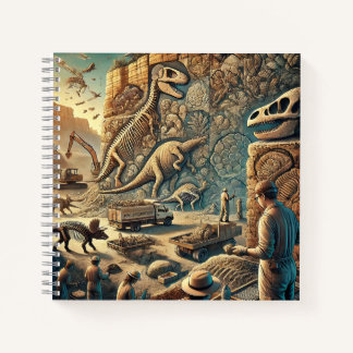 Dinosaur Fossils & Paleontology Excavation Notebook