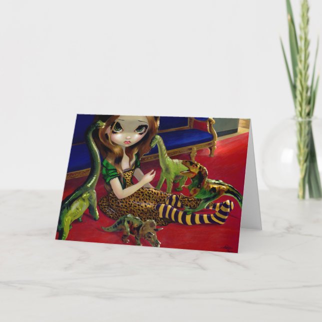 "Dinosaur Friends III" Greeting Card (Front)