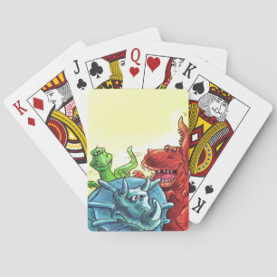 Dinosaur Friends Playing Cards