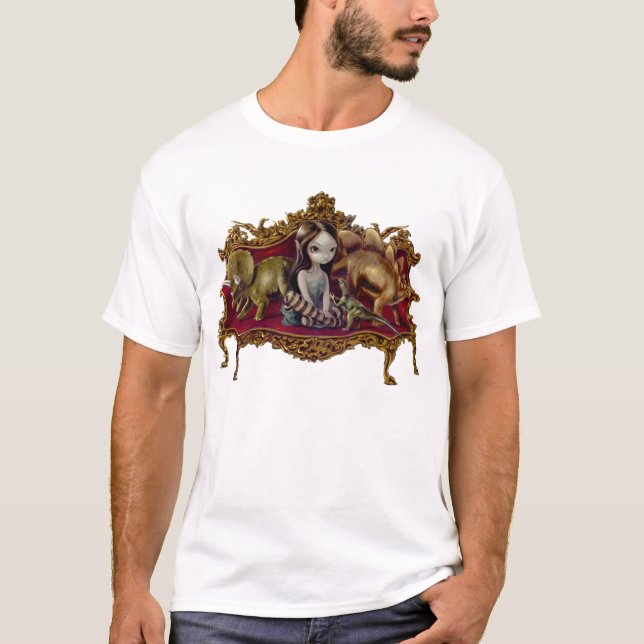 Dinosaur Friends SHIRT Cutout Version lowbrow art (Front)