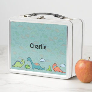 Dinosaur Fun Metal Lunch Box